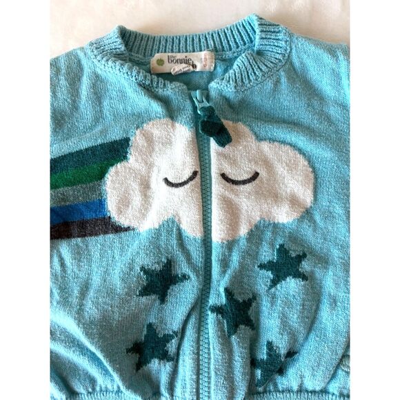 The Bonnie Mob brand cloud cardigan sweater 6-12 month - Picture 3 of 5
